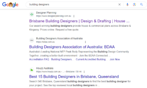 seo for building designers